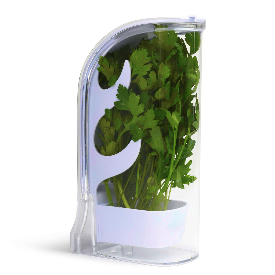 Herb Keeper Container - Kruidenscherper Saver Container Koelkast Zijopening Container