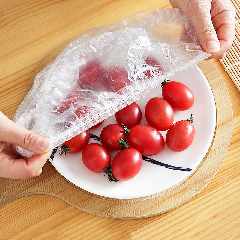 Food Storage Silicone Bags - Wegwerp voedselopslaghoezen Zakken voor kommen Borden