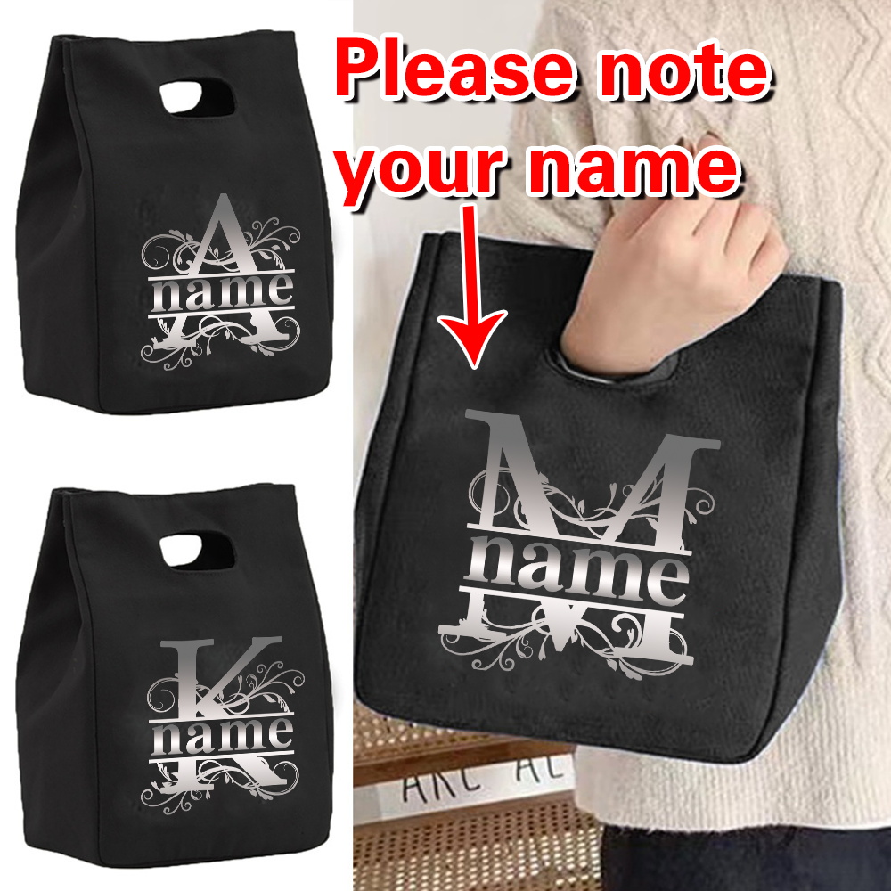 Food Storage Name - Gepersonaliseerde gepersonaliseerde naam lunchtas Voedselopslag Picknickpakket