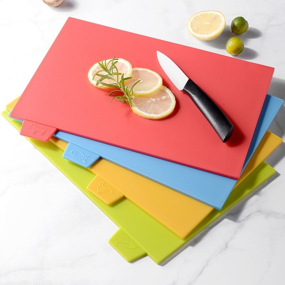 Food Storage And Preparation - Kleurgecodeerde snijplankenset Hygiënische kunststof snijplankenset met
