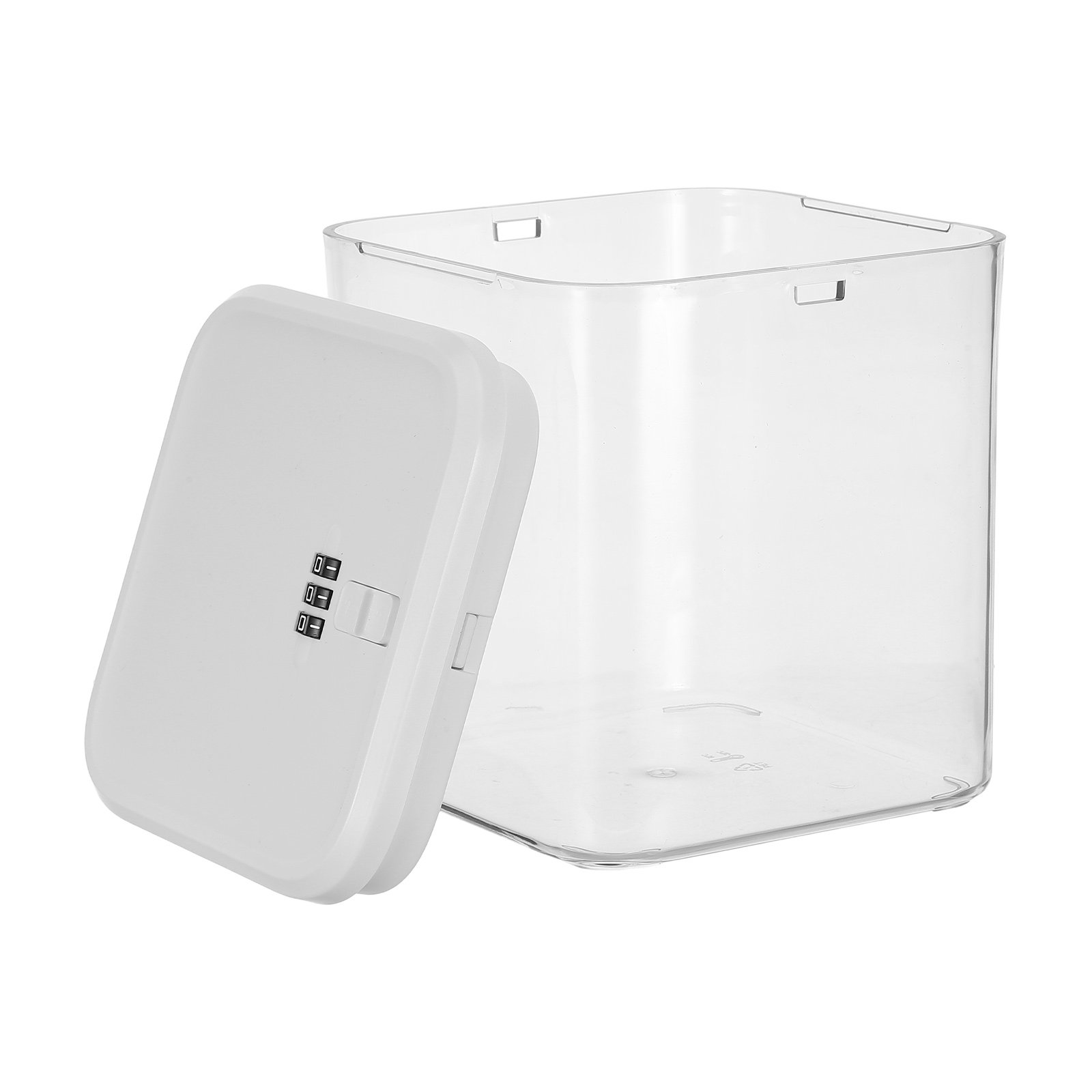 Food Storage Lock Box - Transparante afsluitbare opbergdoos voor koelkast, snackorganizer,