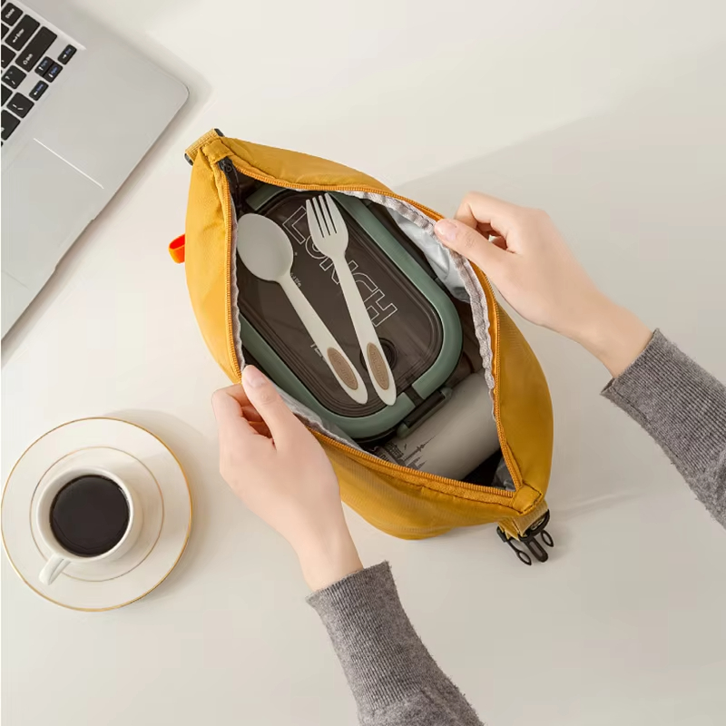 Food Storage Aluminum - 1 stks Lunchpakket Geïsoleerde Bento-tas Aluminiumfolie