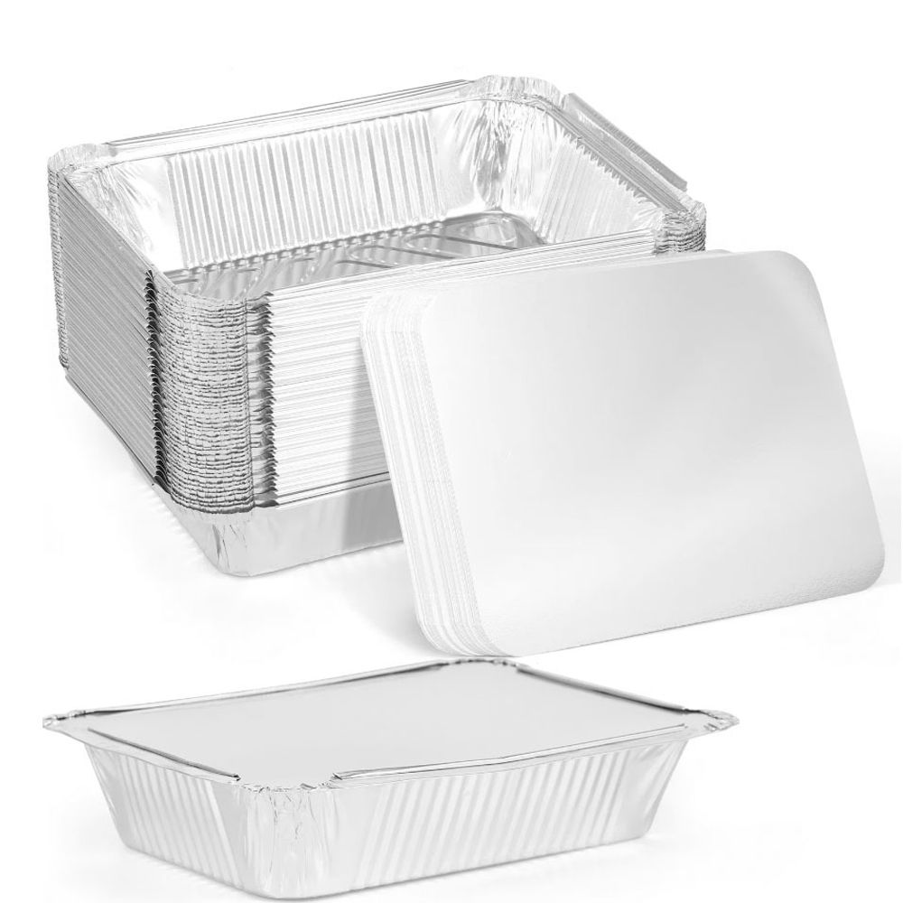Food Storage Aluminum - 10PCS Nieuw Met Deksels Aluminiumfolie Trays