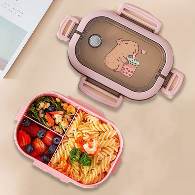 Food Storage Ideas - Capybara Bento Lunchbox Anime Dieren Print