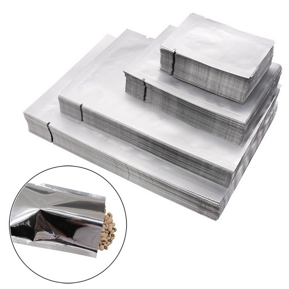 Food Storage Aluminum - 100 stuks waterdichte, voedselveilige keukenbenodigdheden vacuümsealzakjes,