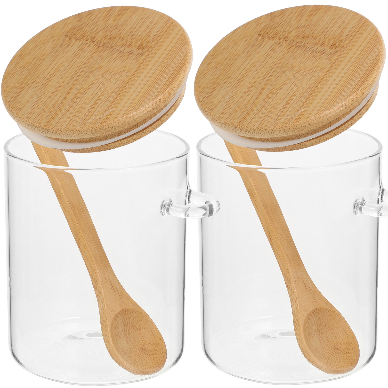 Food Storage Containers - 2 stuks meel-suiker opbergcontainers transparante voedselpotten