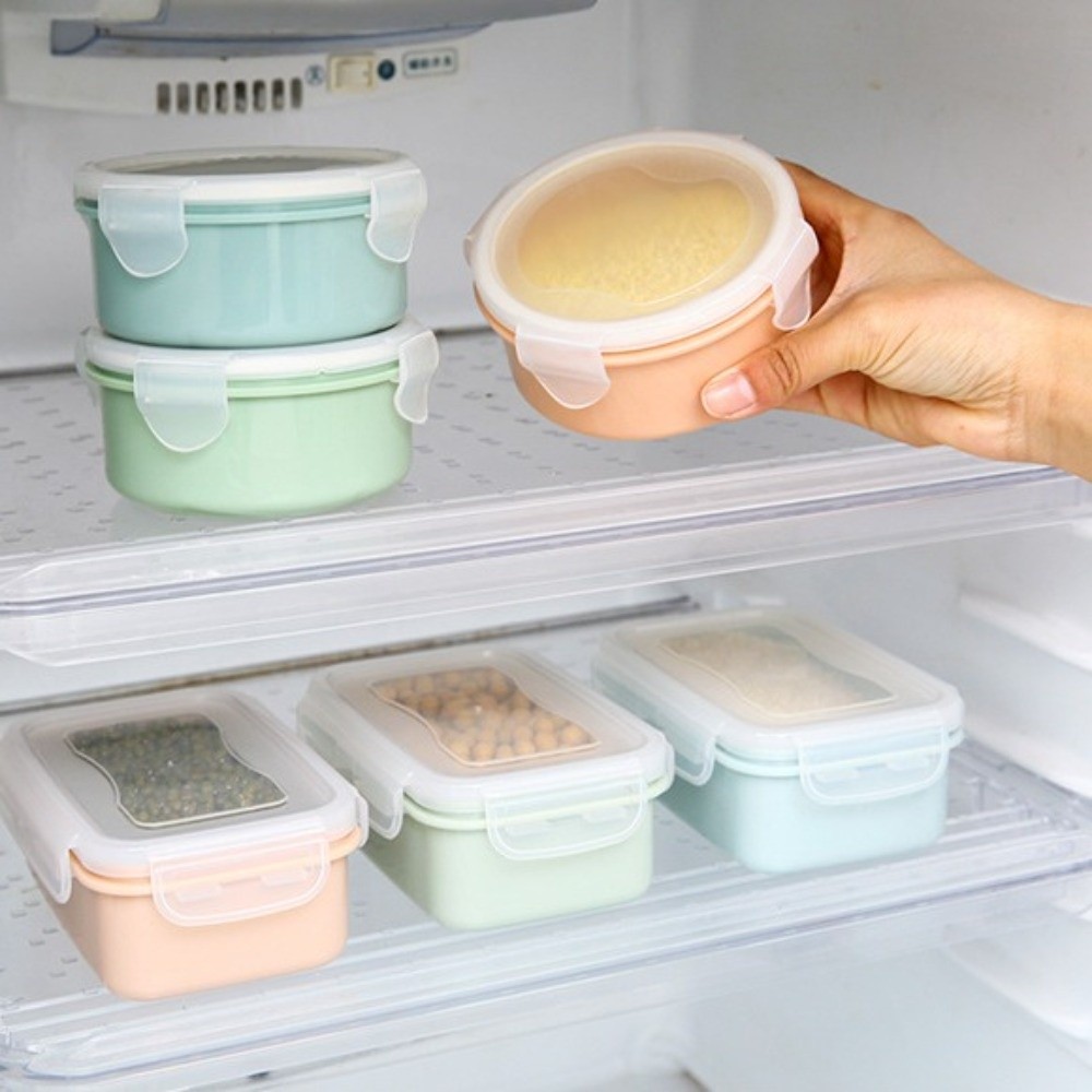 Food Storage Lock Box - 5 stuks verse plastic voedsel bewaardozen