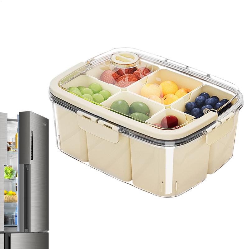 Food Storage And Preparation - Verdeelde voedselopslagcontainers Verdeelde koelkast Voedselopslagbak met