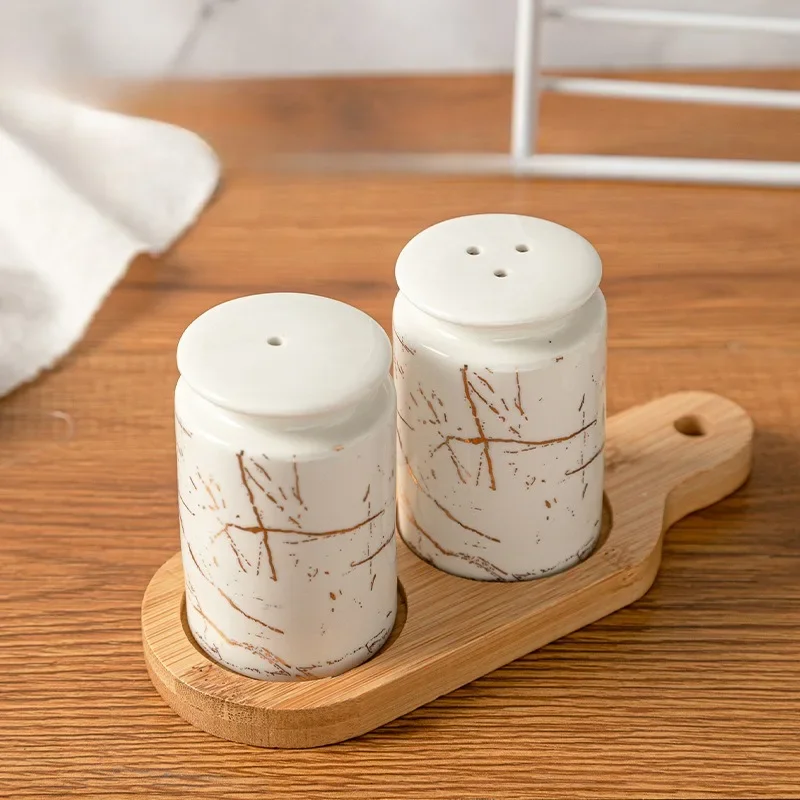Herb Keeper Container - Keramische kruidenpot, kruidenfles, zout- en peperstrooier