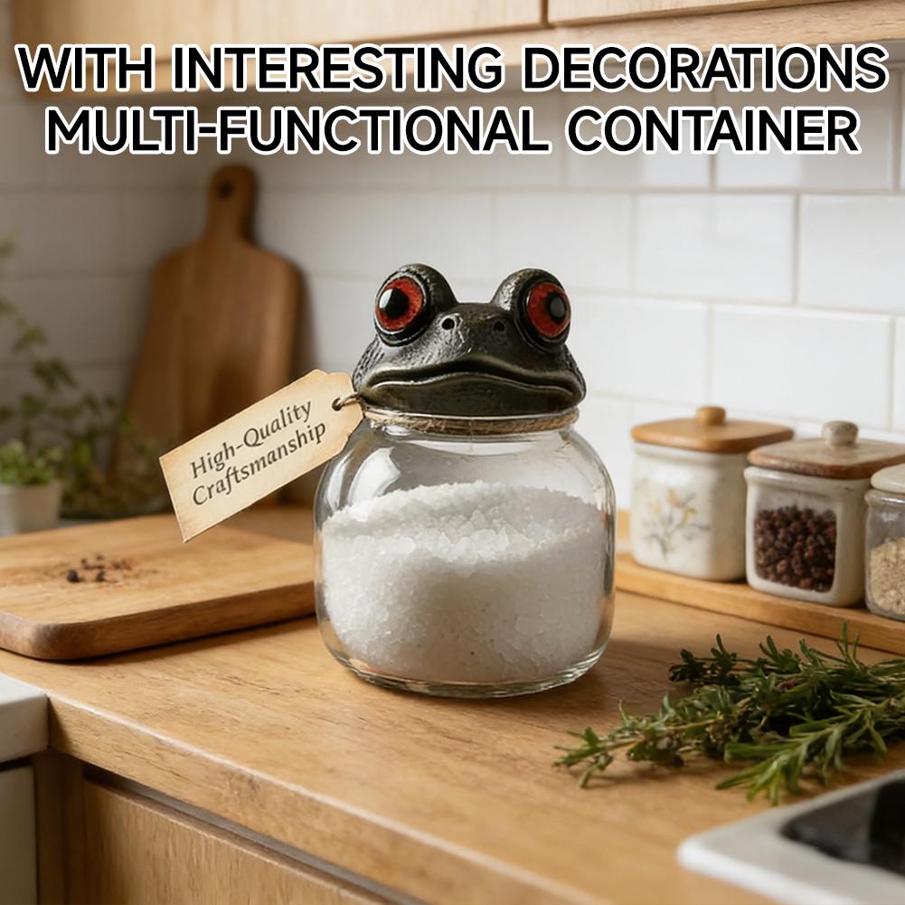 Stuks handgemaakte Witchy Frog - Herb Keeper Container recensie en prijs