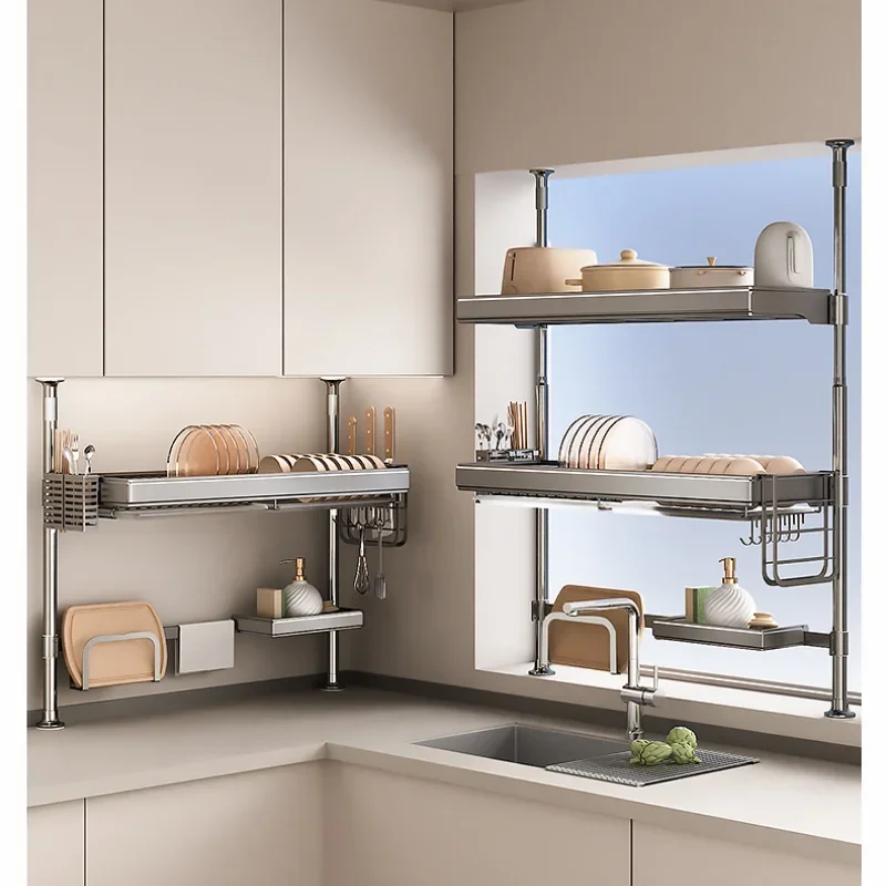 Top-up keuken opbergrek wastaf - Food Storage Organiser recensie en prijs
