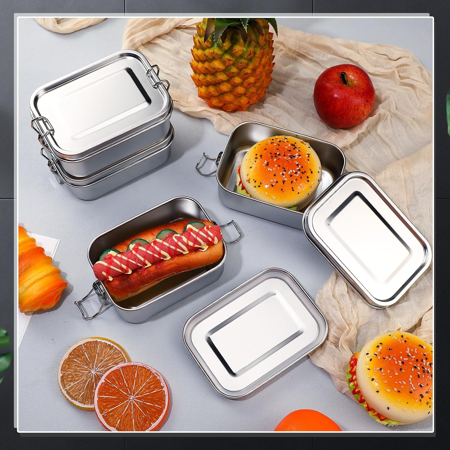 Roestvrijstalen voedselbewaarc - Food Storage Organiser recensie en prijs