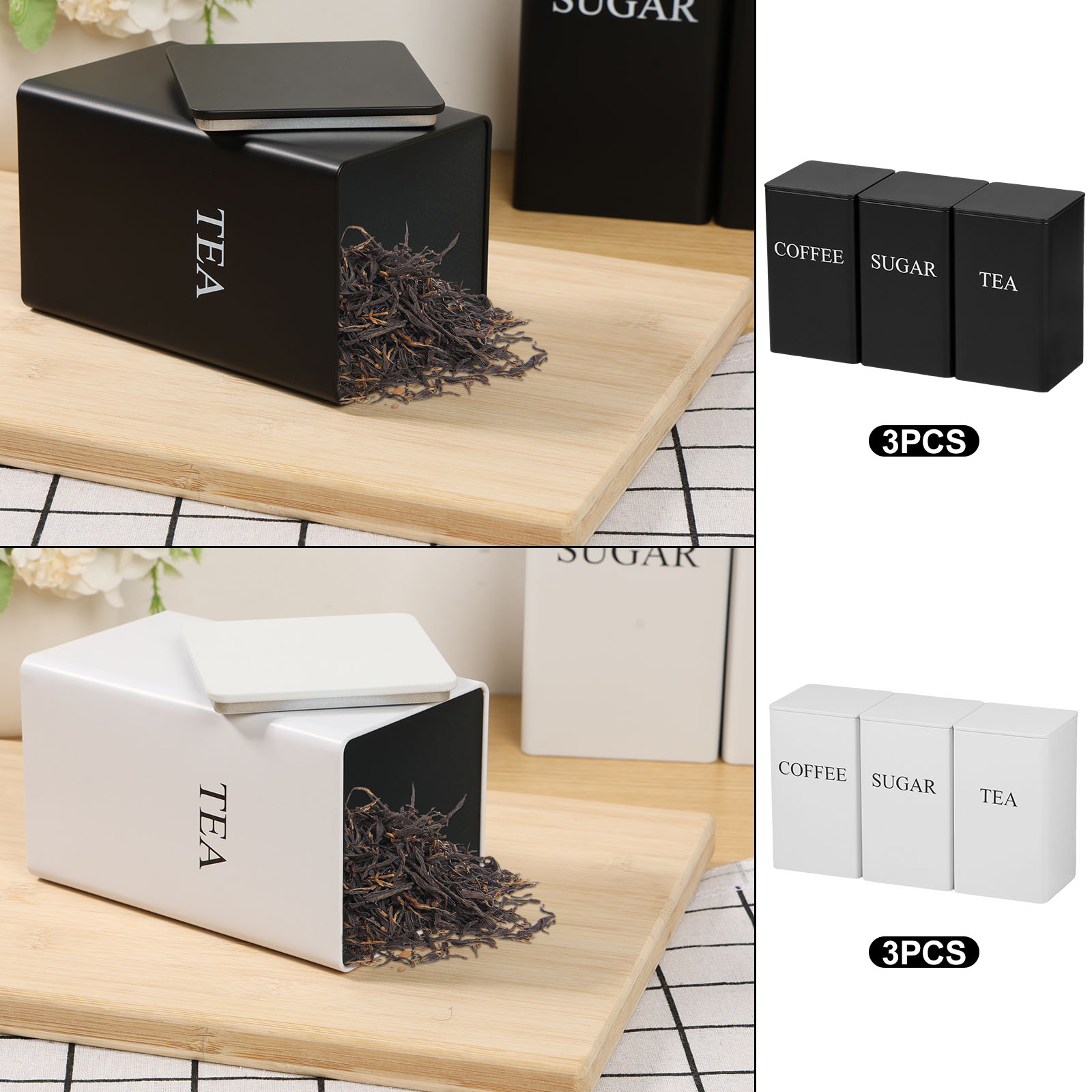 3 Stuks Koffieboon Opslagbusse - Food Storage Jars With Lids recensie en prijs