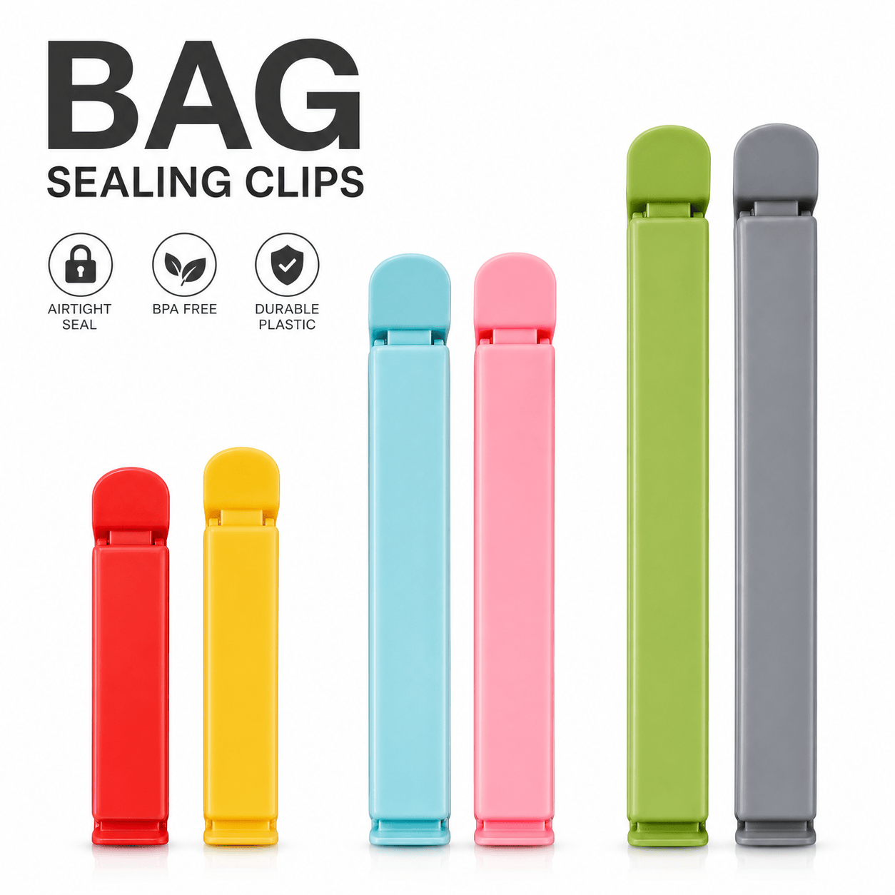 5 stuks plastic zakjesafsluitc - Food Storage Bags Reusable recensie en prijs