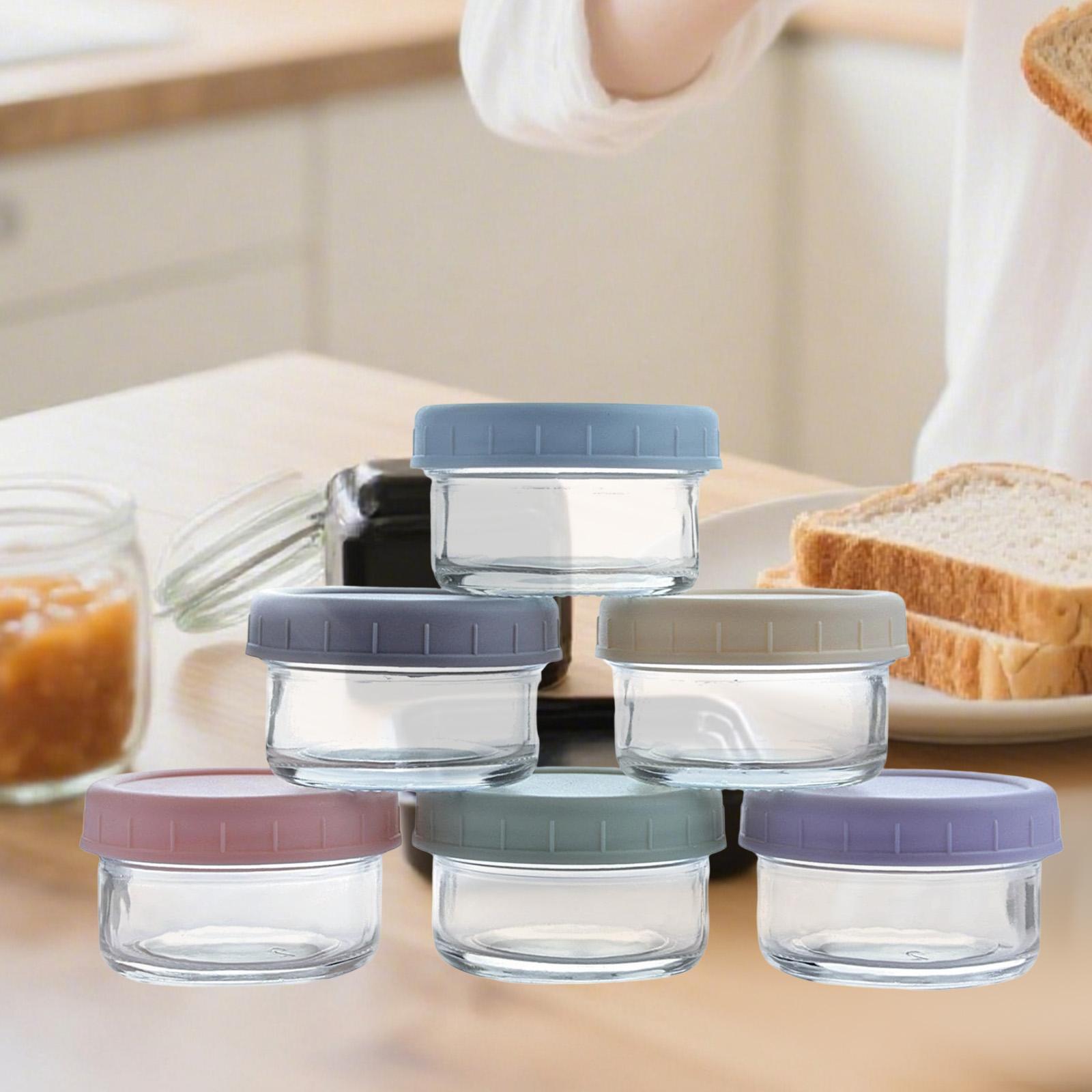 Miniatuur glazen potjes met le - Food Storage Glass Round recensie en prijs