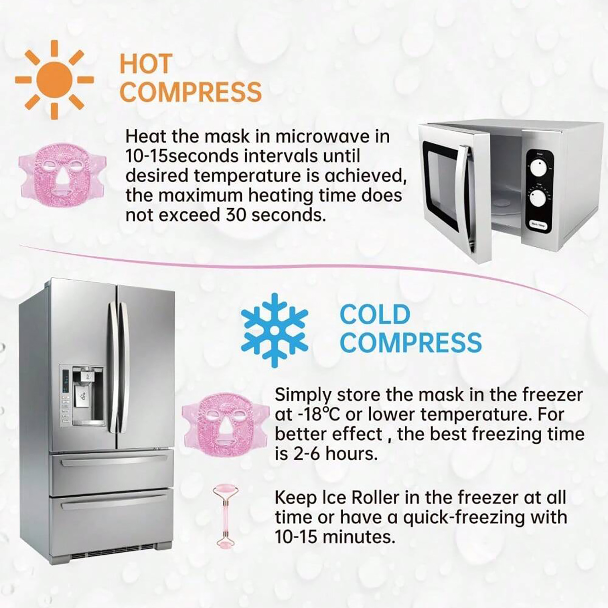 Gel Cooling Ice Gezicht Oogmas - Cold Pack Ice Gel recensie en prijs