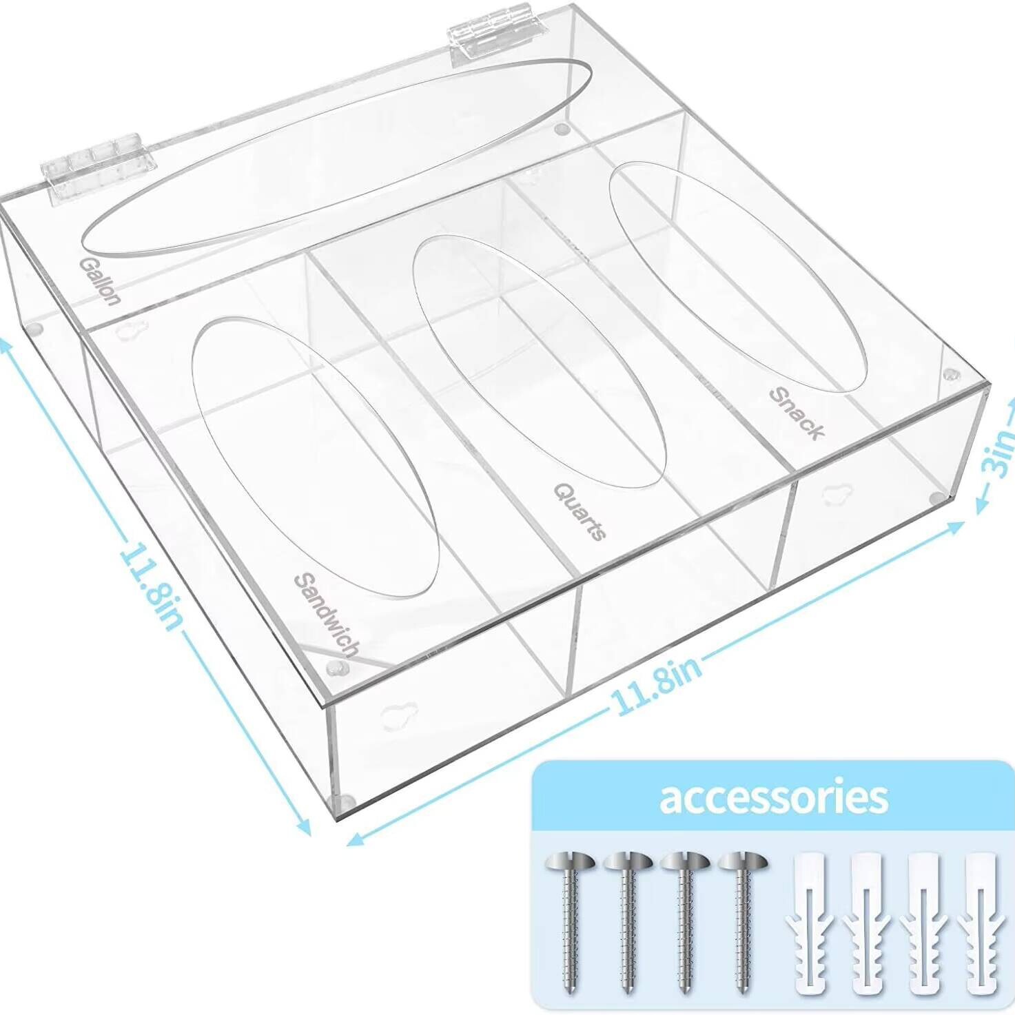4-laags schoonmaakopslagorgani - Food Storage Lock Box recensie en prijs