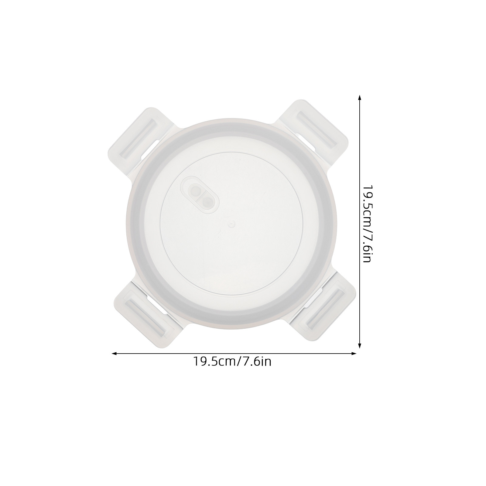 6 inch ronde deksel met kliksl - Food Storage Glass Round recensie en prijs