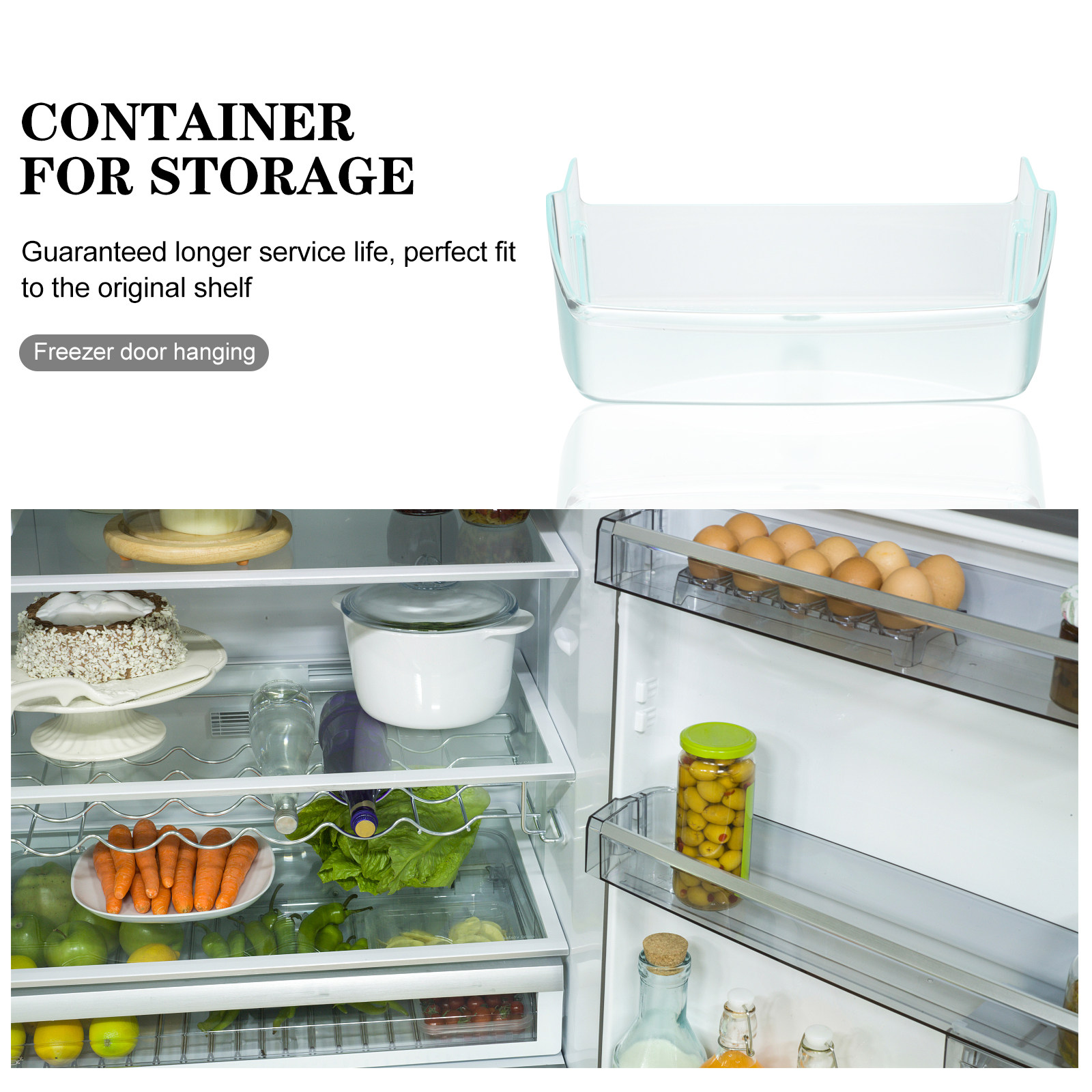 Plastic koelkastdeurorganizer  - Food Storage Refrigerator recensie en prijs