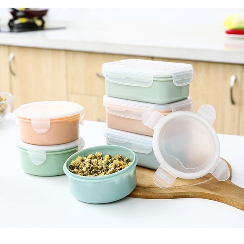 5 stuks draagbare plastic voed - Food Storage Lock Box recensie en prijs