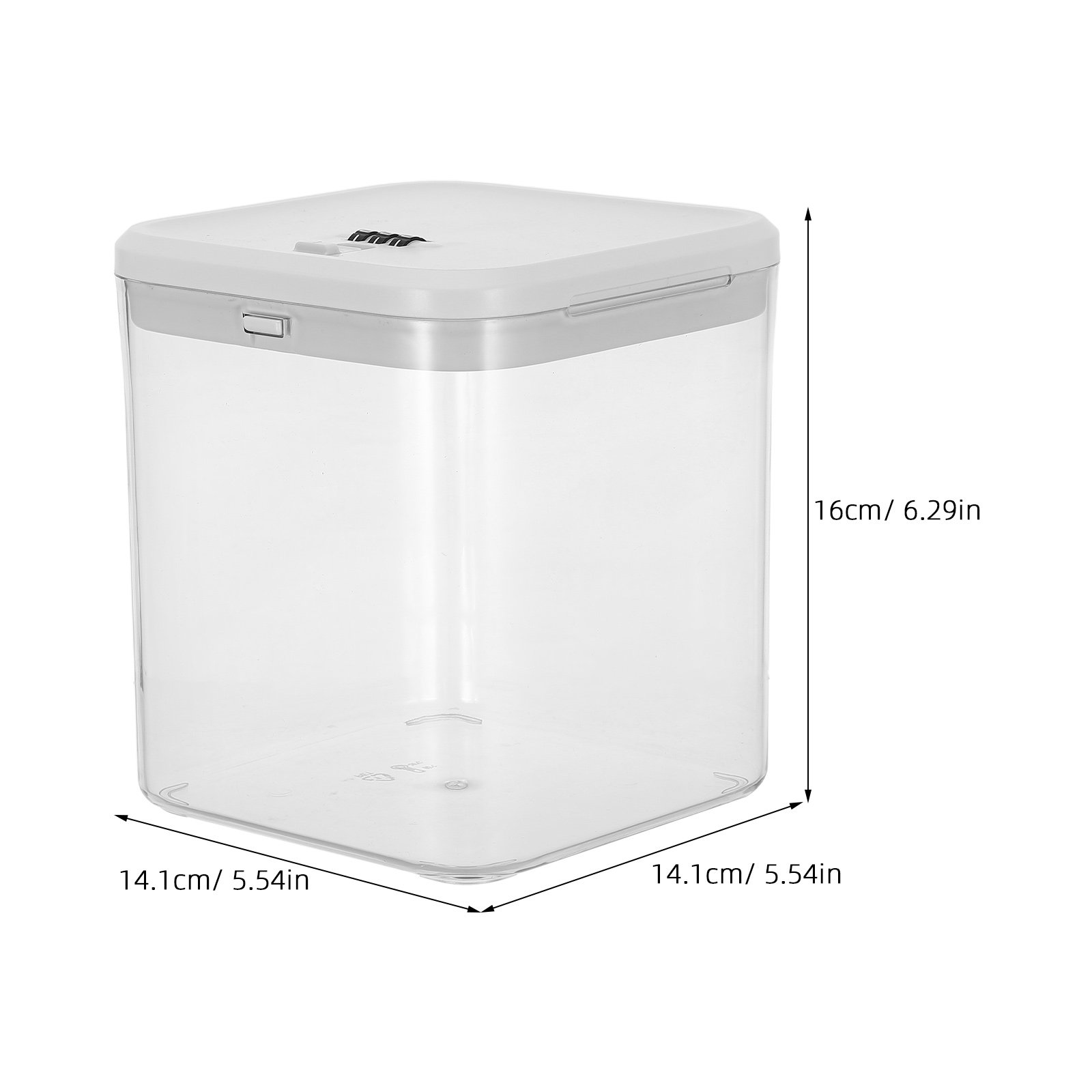 Transparante afsluitbare opber - Food Storage Lock Box recensie en prijs