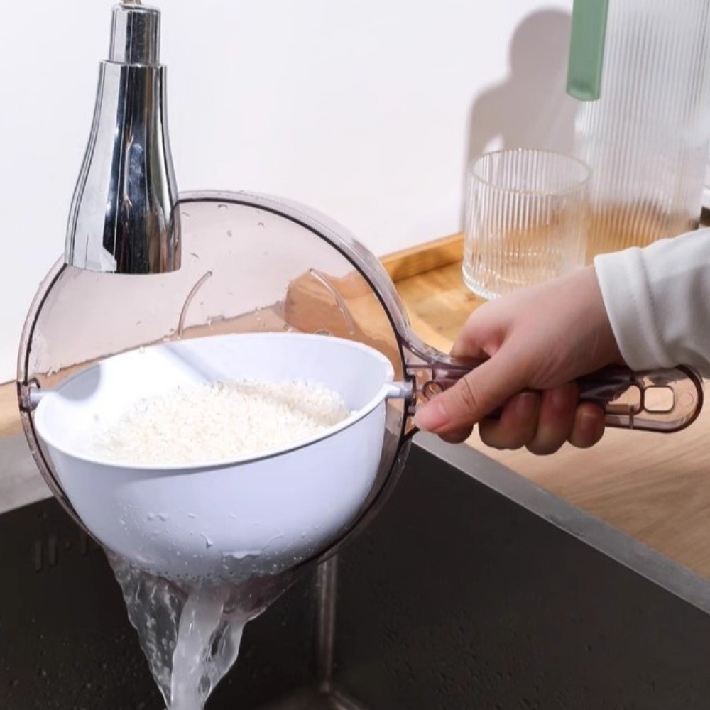 Groentenafgietbak met lange ha - Food Storage Handling recensie en prijs