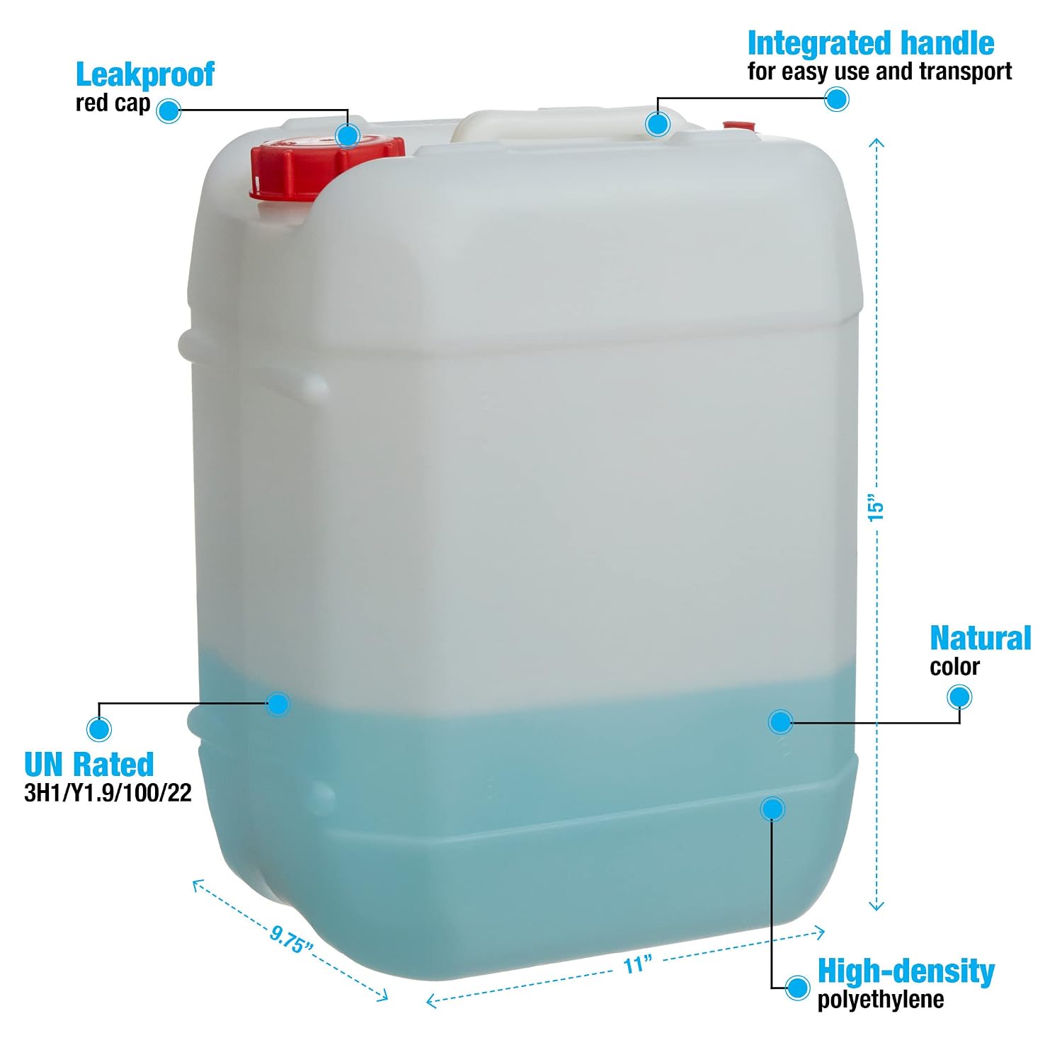 5 Gallon Stapelbare Plastic Ca - Food Storage Containers recensie en prijs