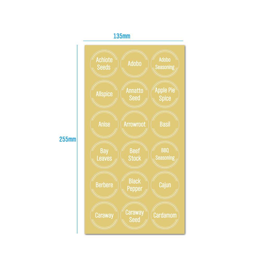 144 stuks/set transparante kru - Food Storage Name recensie en prijs
