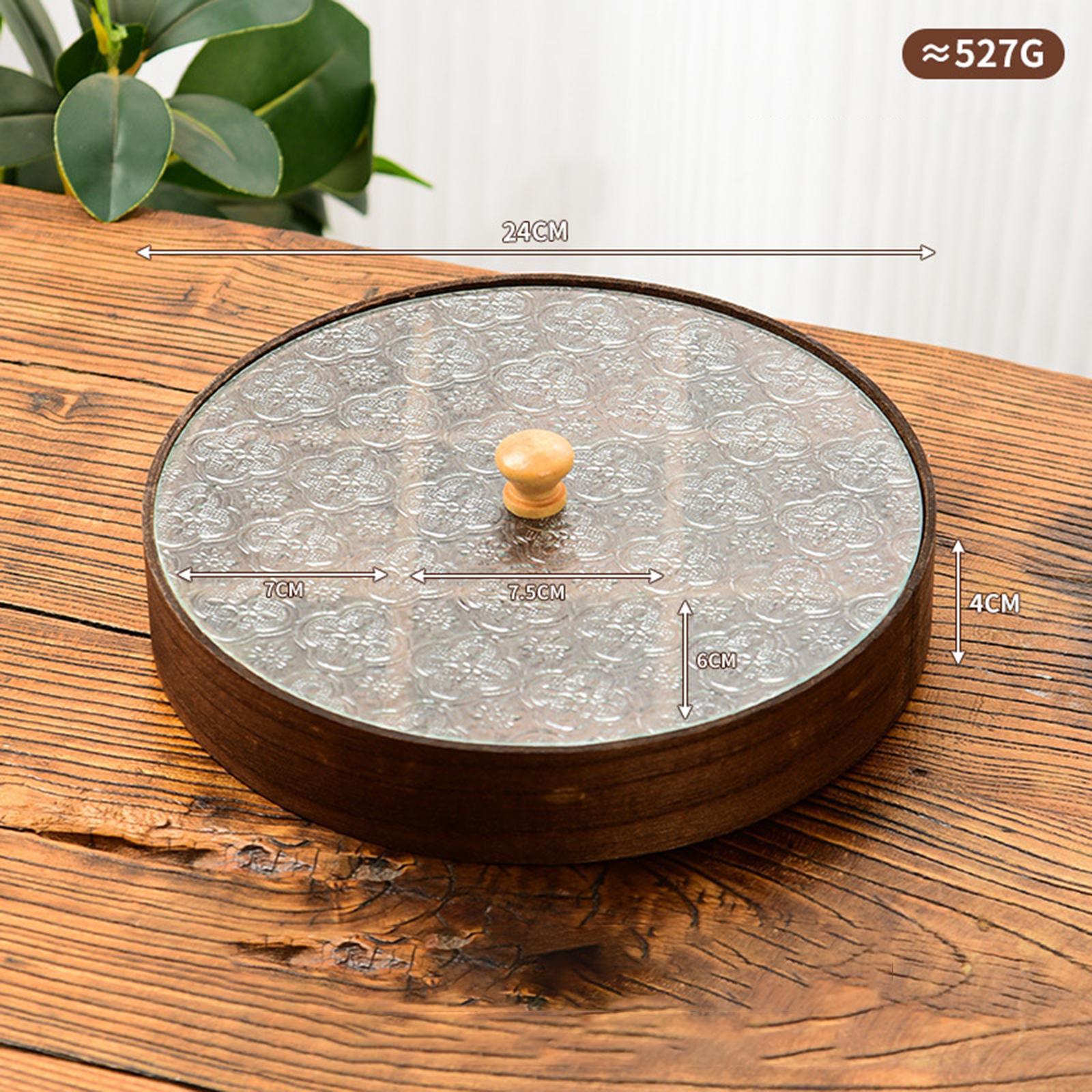 Gescheiden serveerschaal met c - Food Storage Glass Round recensie en prijs