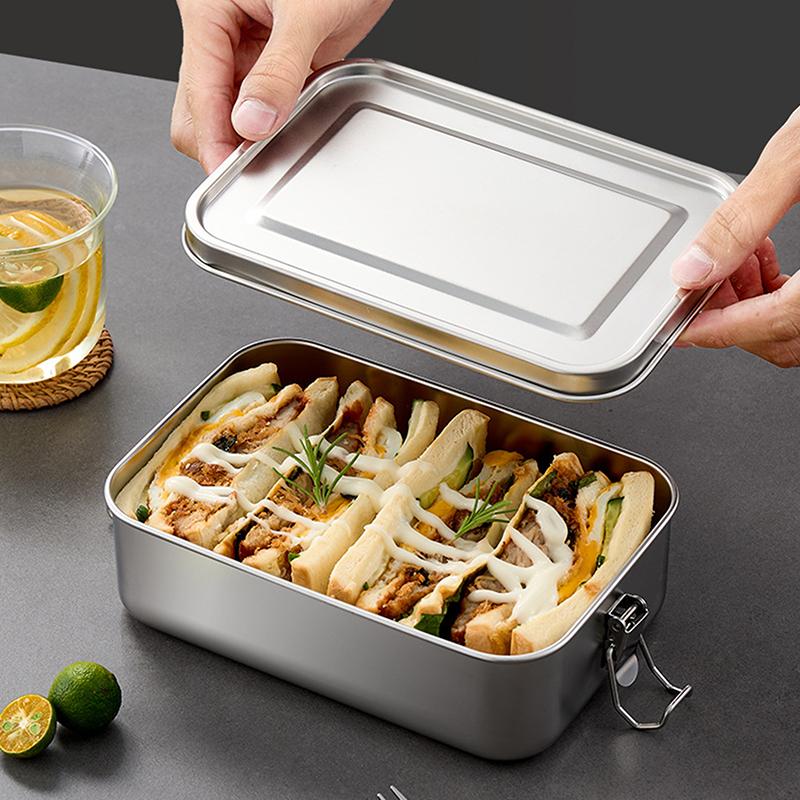 304 roestvrijstalen lunchconta - Food Storage Lock Box recensie en prijs