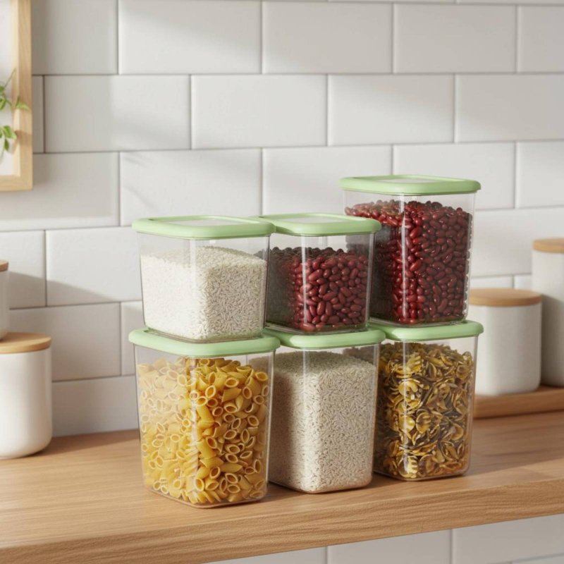 6-delige luchtdichte voedselbe - Food Storage Containers recensie en prijs