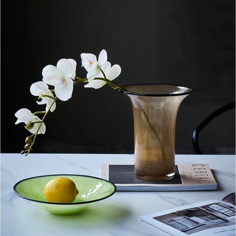 Brede mond zwarte randen gekle - Food Storage Glass Round recensie en prijs