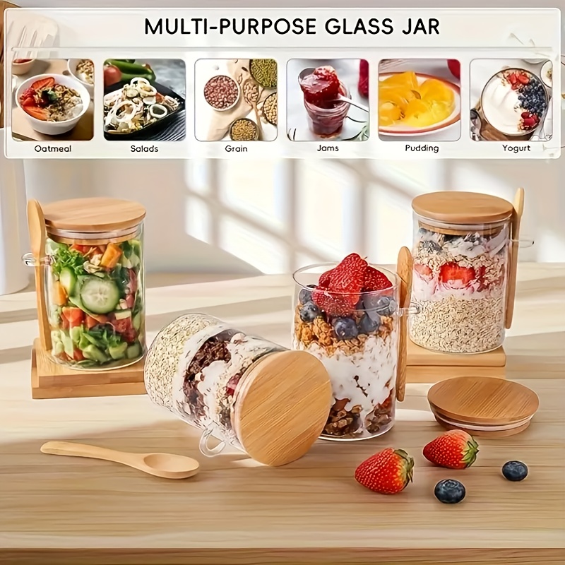1/2/4/8-delige havermoutglazen - Food Storage Glass Round recensie en prijs