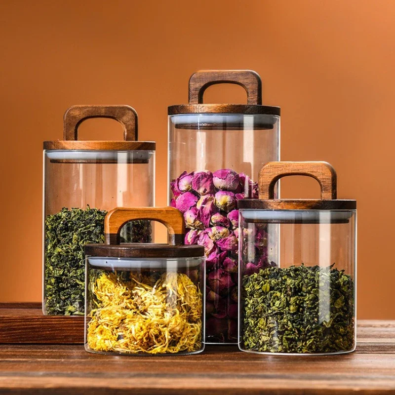 Helderglazen pot met bamboe de - Food Storage Jars With Lids recensie en prijs