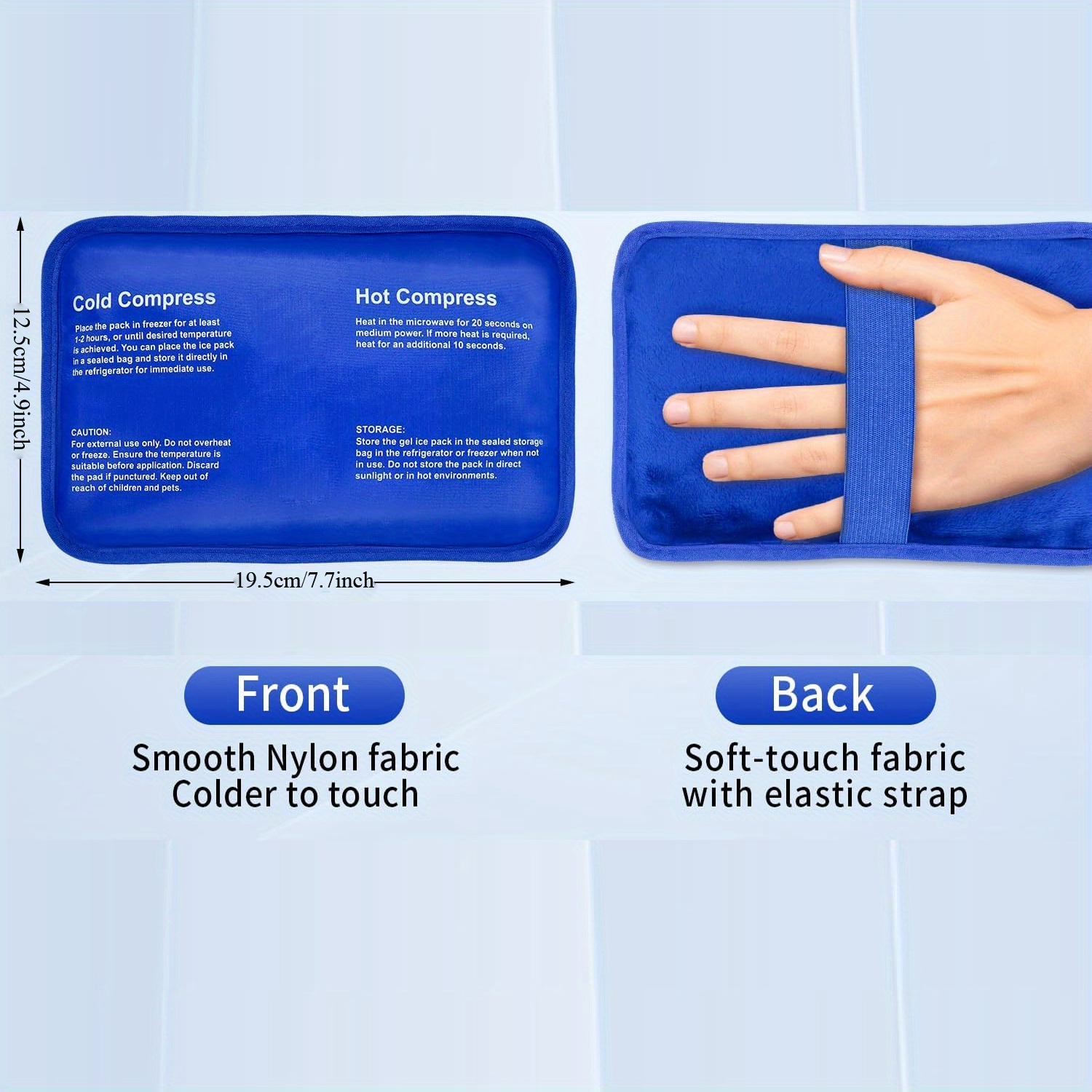 Koelpacks voor blessures, warm - Cold Pack Ice Gel recensie en prijs