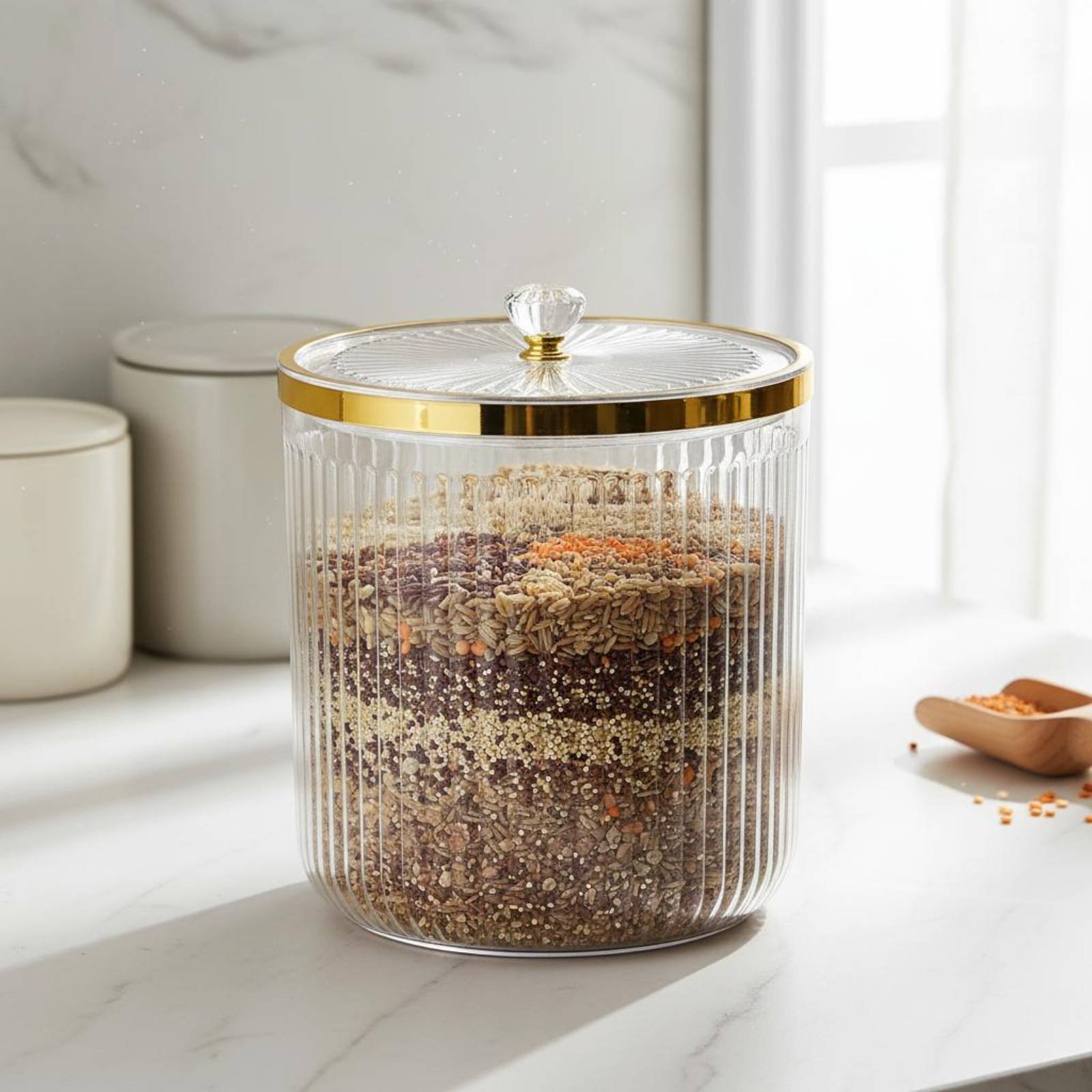 Opbergcontainer voor droog voe - Food Storage Jars Airtight recensie en prijs