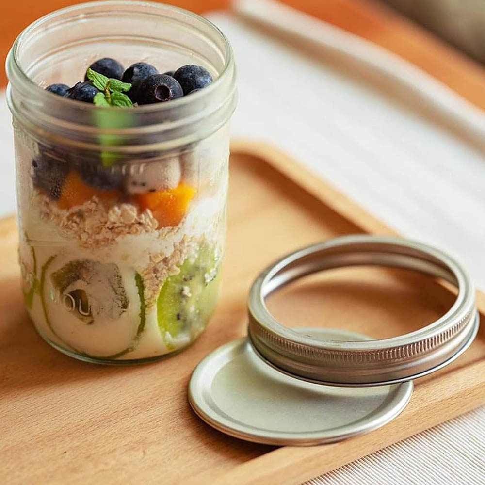 16oz brede-mond Mason-potten m - Food Storage Lid recensie en prijs