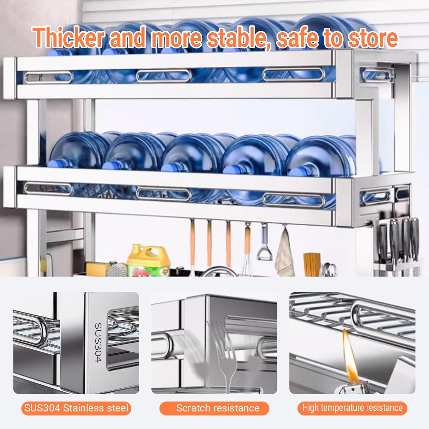 2-laags boven de gootsteen afd - Food Storage Organiser recensie en prijs