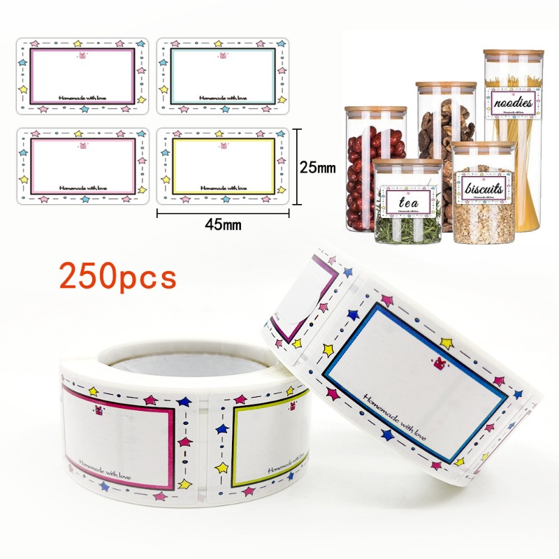 250 stks/rol Lege Keuken Naam  - Food Storage Name recensie en prijs