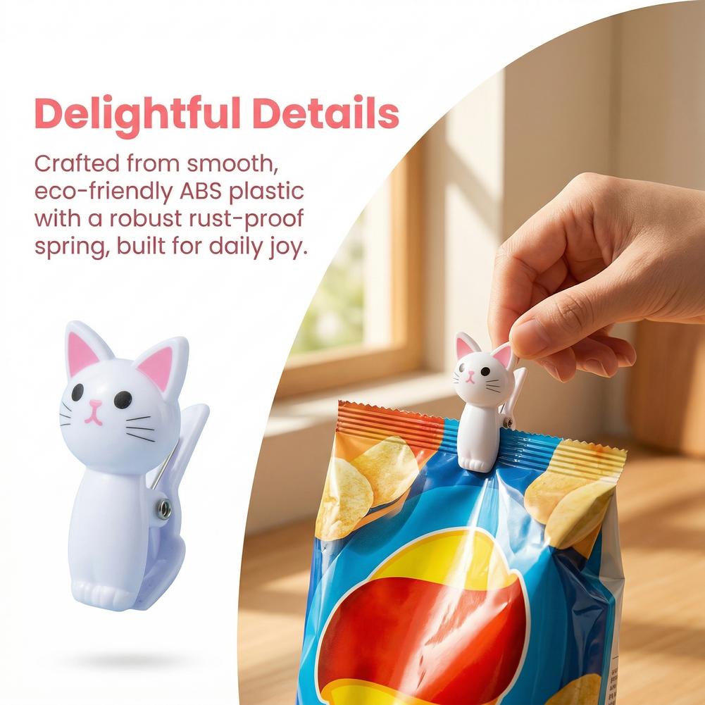 Schattige kattenvormige zakcli - Food Storage Bags Reusable recensie en prijs