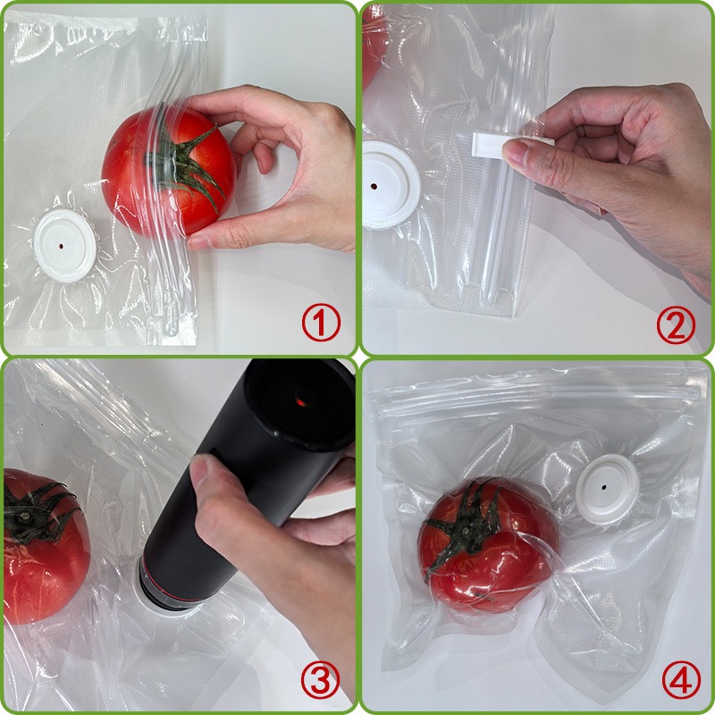 Nieuwe herbruikbare luchtvacuü - Food Storage Bags Reusable recensie en prijs