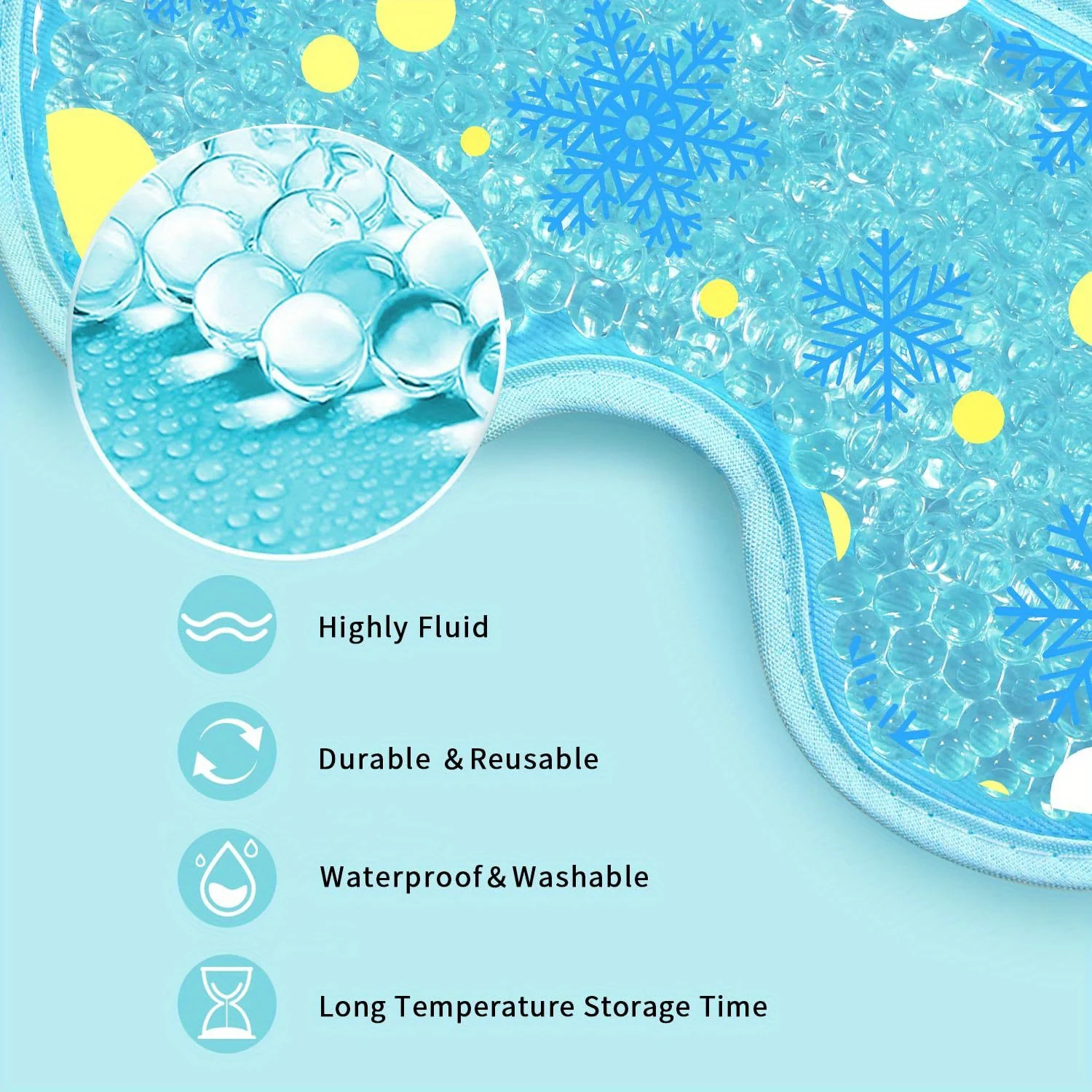 Verkoelend oogmasker met gelkr - Cold Pack Ice Gel recensie en prijs
