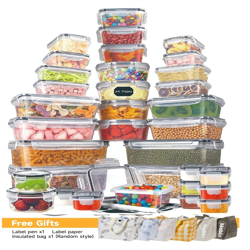 48-delige BPA-vrije voedselbew - Food Storage Ideas recensie en prijs