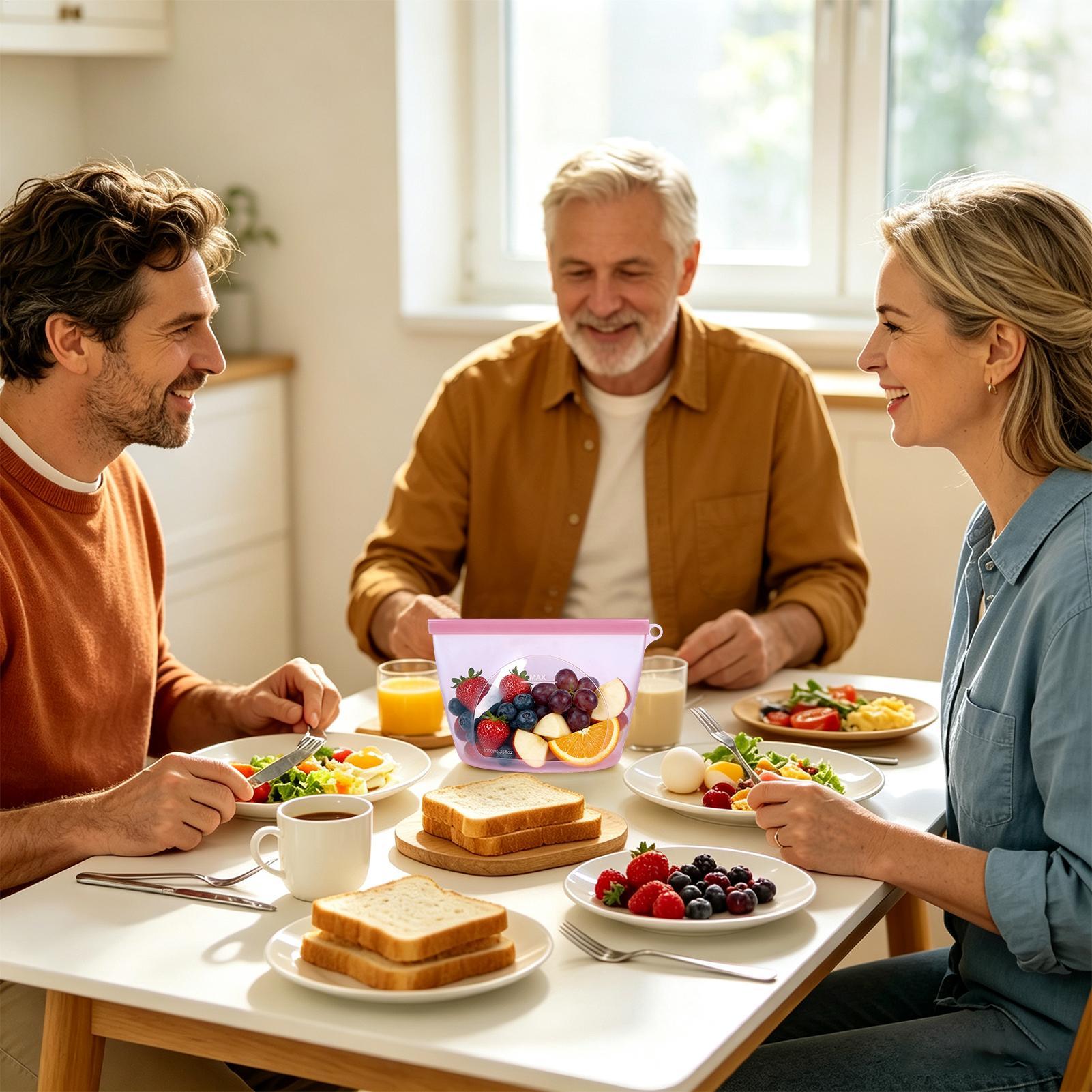 Siliconen zakken voor voedselo - Food Storage Silicone Bags recensie en prijs