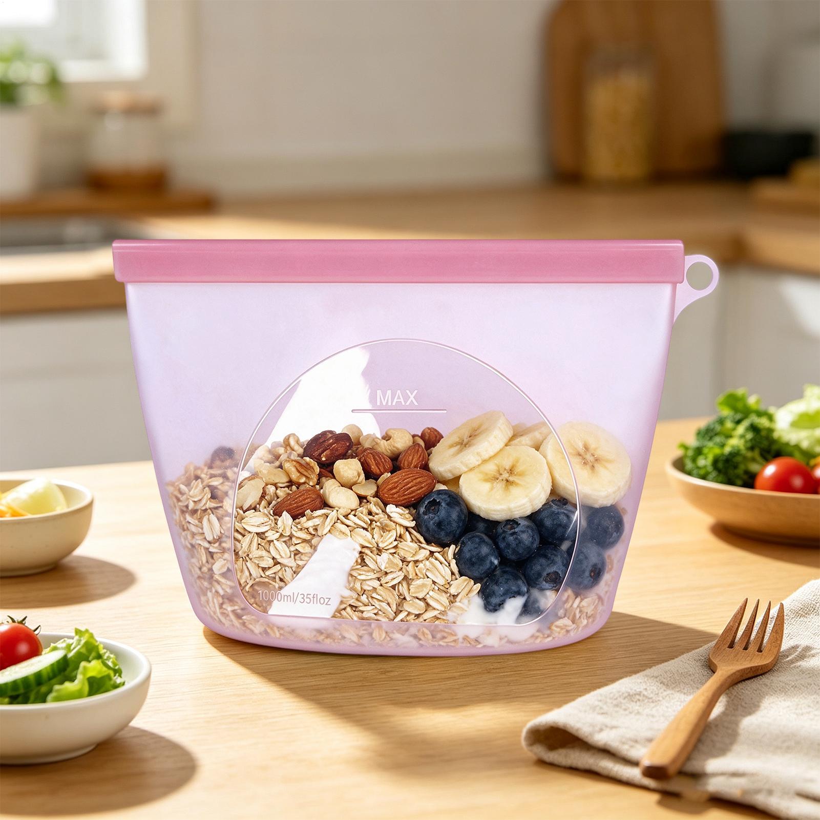 Siliconen zakken voor voedselo - Food Storage Silicone Bags recensie en prijs