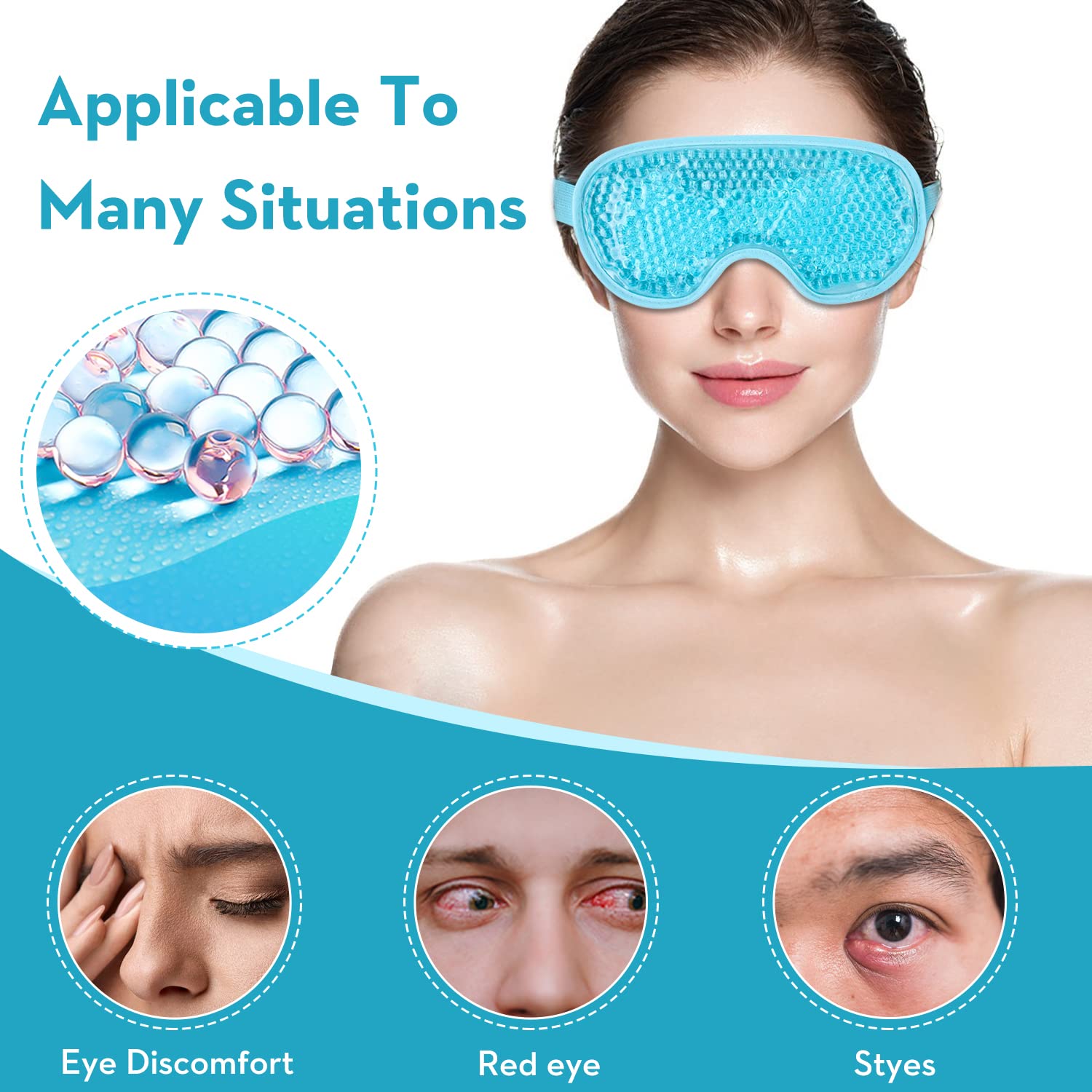 Koelend oogmasker gel oogmaske - Cold Pack Ice Gel recensie en prijs