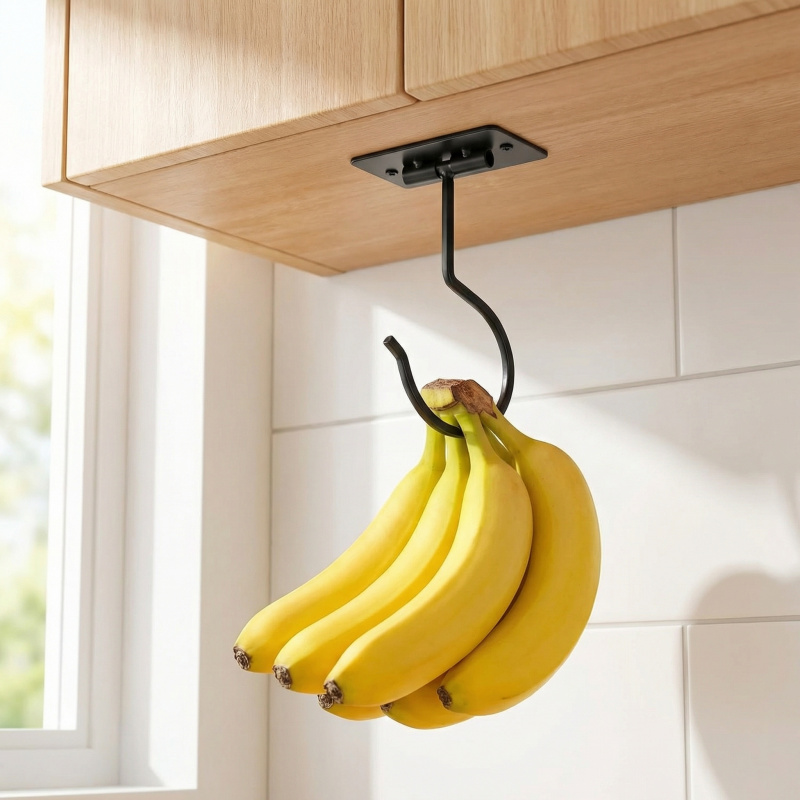 Zwart metalen zelfklevende ban - Food Storage Ideas recensie en prijs