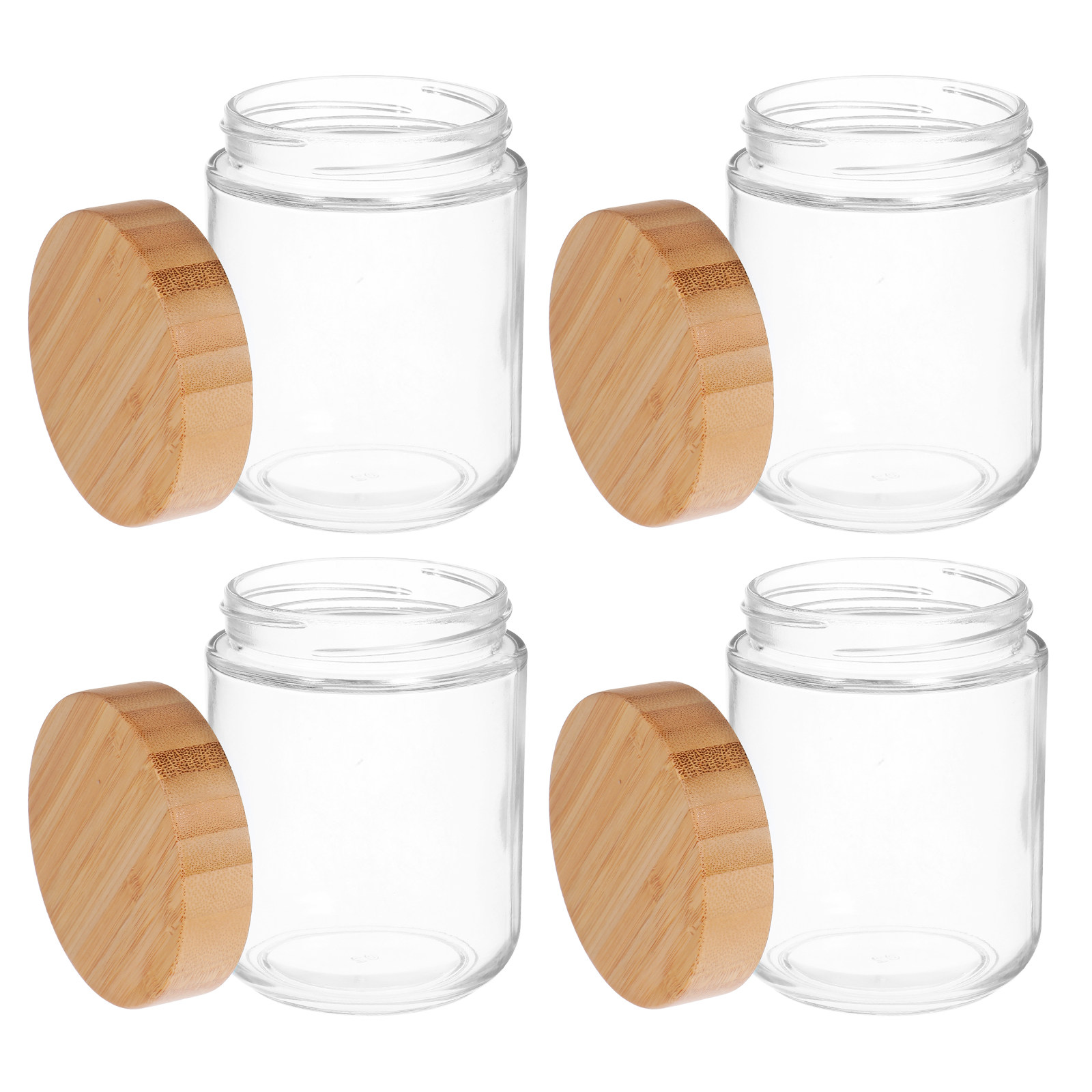 4-delige glazen keukenopslagpo - Food Storage Lid recensie en prijs